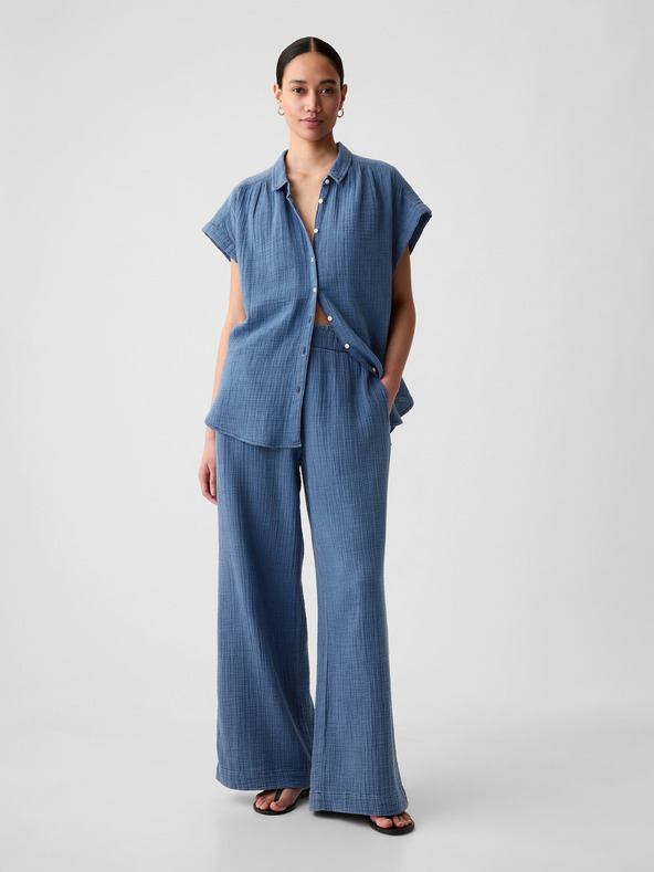 GAP Pantaloni Albastru
