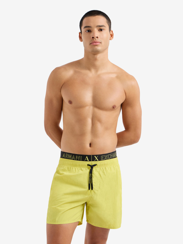 Armani Exchange Costum de baie Galben