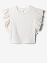 GAP Crop top cu volane pentru copii GAP