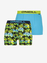 O'Neill Pantaloni scurți boxeri pentru bărbați O'Neill BOXER 2-PACK Turcoaz