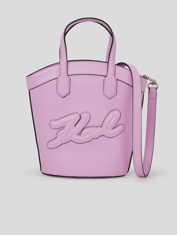 Karl Lagerfeld Signature Tulip Genți Violet