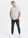 Ombre Clothing Tricou bărbătesc gri deschis Ombre Clothing