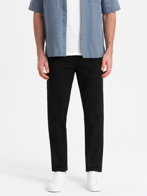Ombre Clothing Chino Pantaloni Negru
