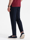 Ombre Clothing Pantaloni Chino albastru închis pentru bărbați Ombre Clothing