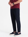 Ombre Clothing Pantaloni Chino albastru închis pentru bărbați Ombre Clothing