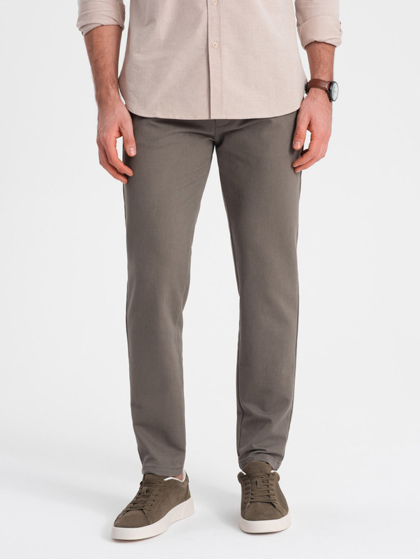 Ombre Clothing Pantaloni Chino pentru bărbați maro Ombre Clothing