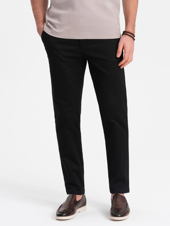 Ombre Clothing Chino Pantaloni Negru