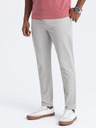 Ombre Clothing Pantaloni Chino gri deschis pentru bărbați Ombre Clothing