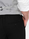 Ombre Clothing Pantaloni Chino negri pentru bărbați Ombre Clothing