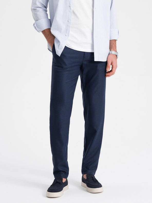 Ombre Clothing Chino Pantaloni Albastru