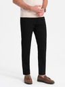 Ombre Clothing Pantaloni Chino negri pentru bărbați Ombre Clothing