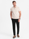 Ombre Clothing Pantaloni Chino negri pentru bărbați Ombre Clothing