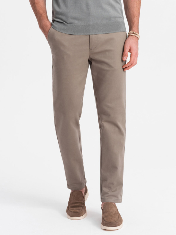 Ombre Clothing Chino Pantaloni Bej