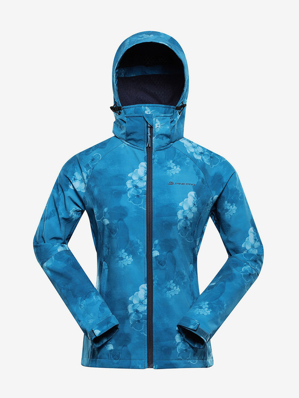 ALPINE PRO Jachetă softshell cu model albastru pentru femei ALPINE PRO HOORA