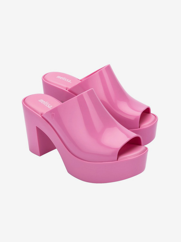 Melissa Papuci roz cu toc pentru femei Melissa Mule AD