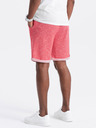 Ombre Clothing Pantaloni scurți bărbătești roșii cu dungi Ombre Clothing