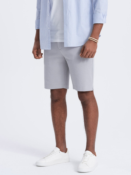 Ombre Clothing Pantaloni scurți bărbătești gri Ombre Clothing