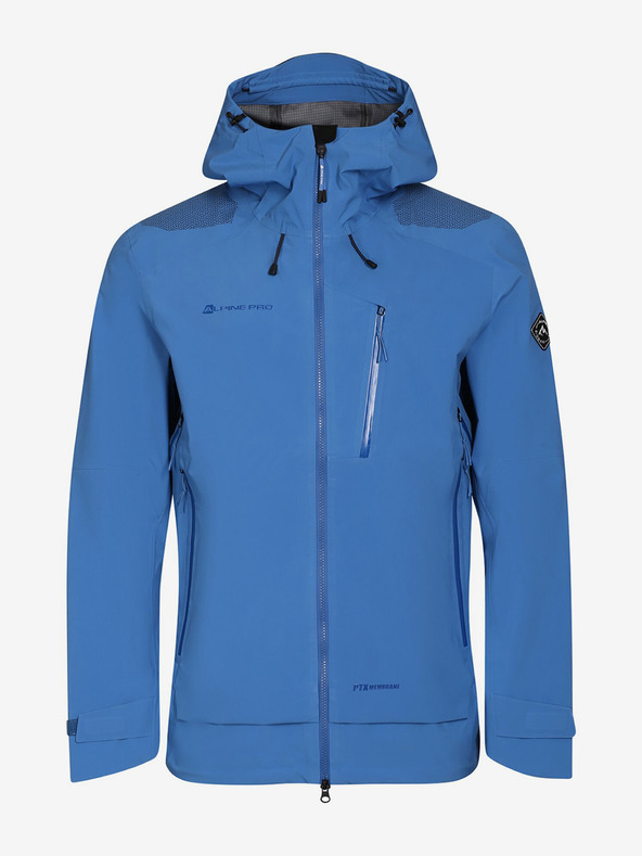 ALPINE PRO Jachetă bărbătească albastră cu membrană PTX ALPINE PRO Gor