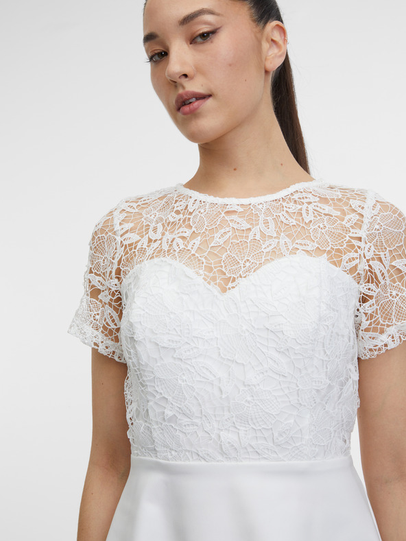 Orsay Rochie albă de damă ORSAY