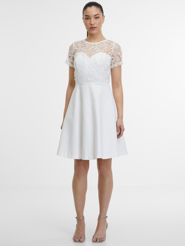 Orsay Rochie albă de damă ORSAY