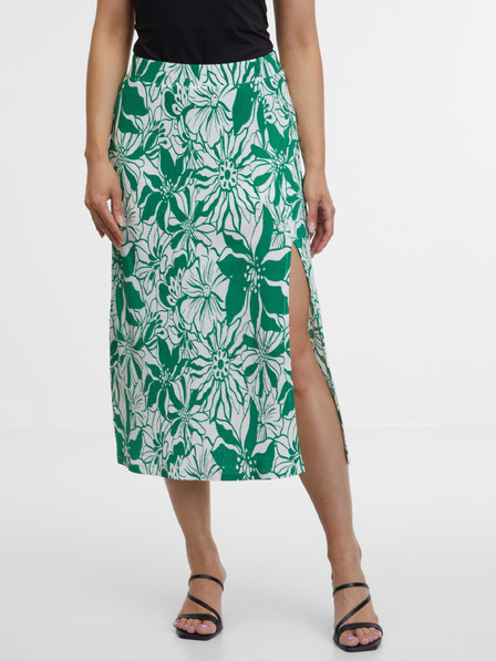 Orsay Fustă verde pentru femei cu model ORSAY