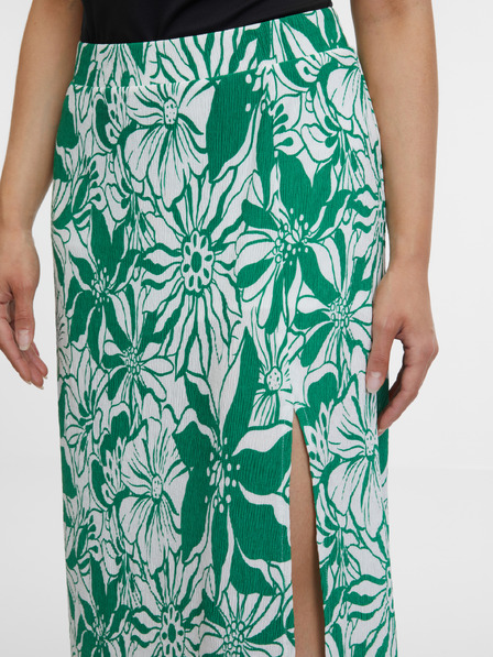 Orsay Fustă verde pentru femei cu model ORSAY