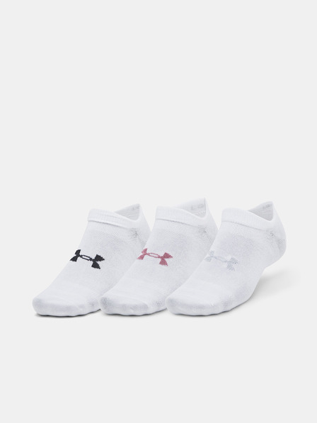 Under Armour UA Essential No Show Set de 3 perechi de șosete