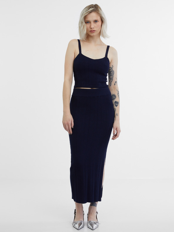 Orsay Top albastru închis pentru femei ORSAY