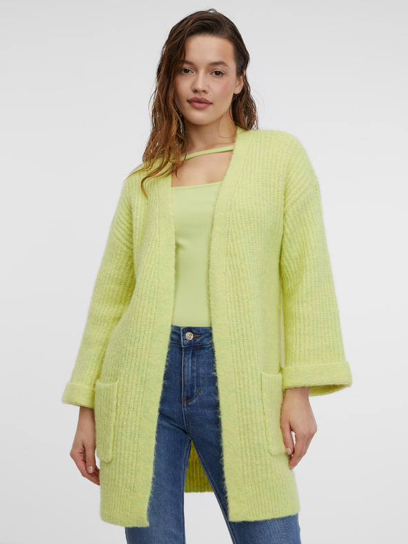 Orsay Cardigan verde deschis pentru femei ORSAY