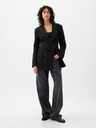 GAP Blazer din in cu curea GAP