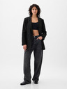 GAP Blazer din in cu curea GAP