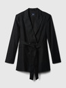 GAP Blazer din in cu curea GAP