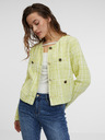 Orsay Jachetă din tweed verde deschis pentru femei ORSAY