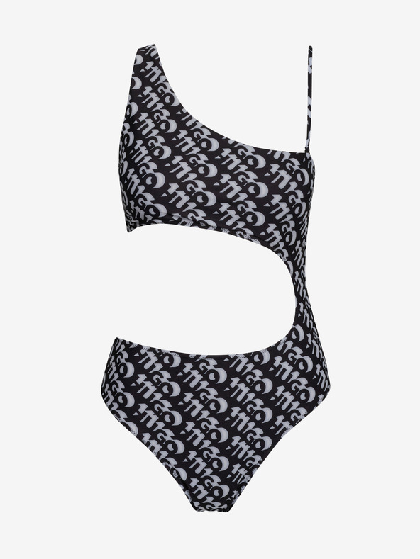HUGO Costum de baie cu model negru pentru femei HUGO Bonnie