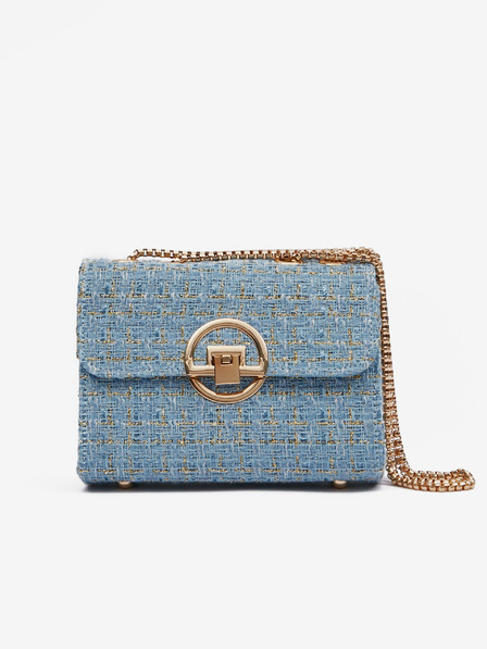 Orsay Geantă din tweed albastru deschis pentru femei ORSAY