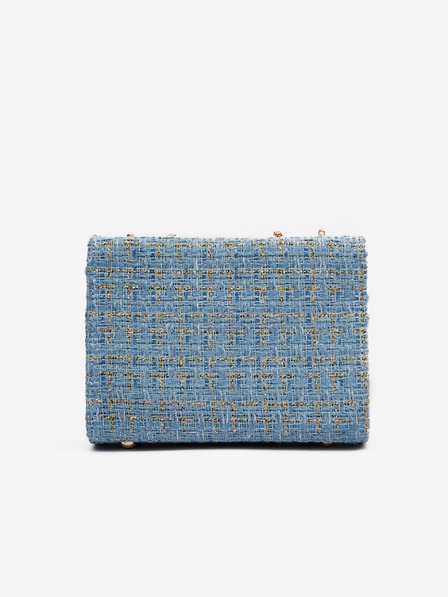 Orsay Geantă din tweed albastru deschis pentru femei ORSAY