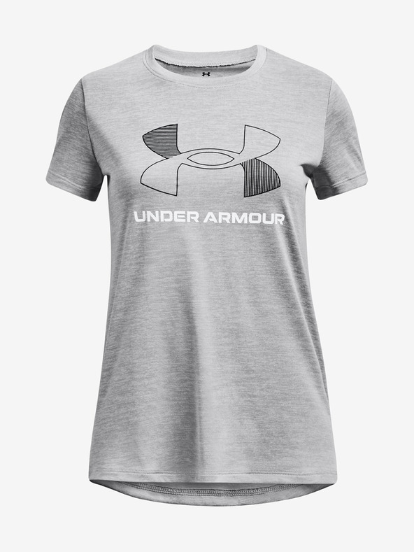 Under Armour UA Tech BL Twist SS Tricou pentru copii Gri