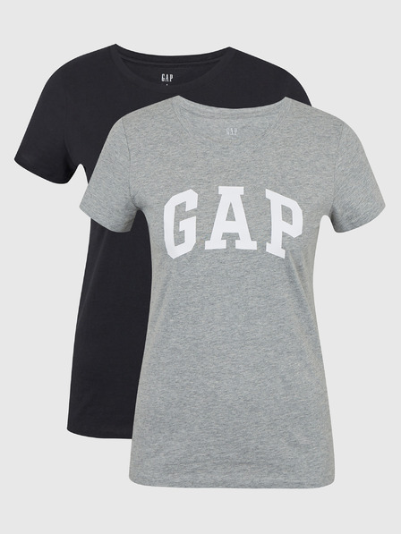 GAP Tricouri cu logo GAP, 2 bucăți