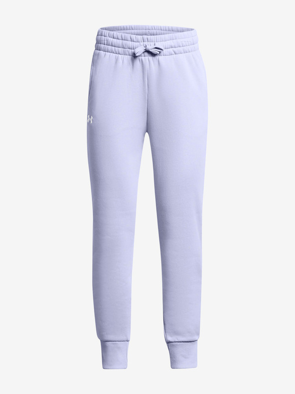 Under Armour UA Rival Fleece Pantaloni de trening pentru copii Violet