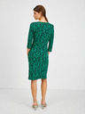 Orsay Rochie florală damă negru-verde ORSAY