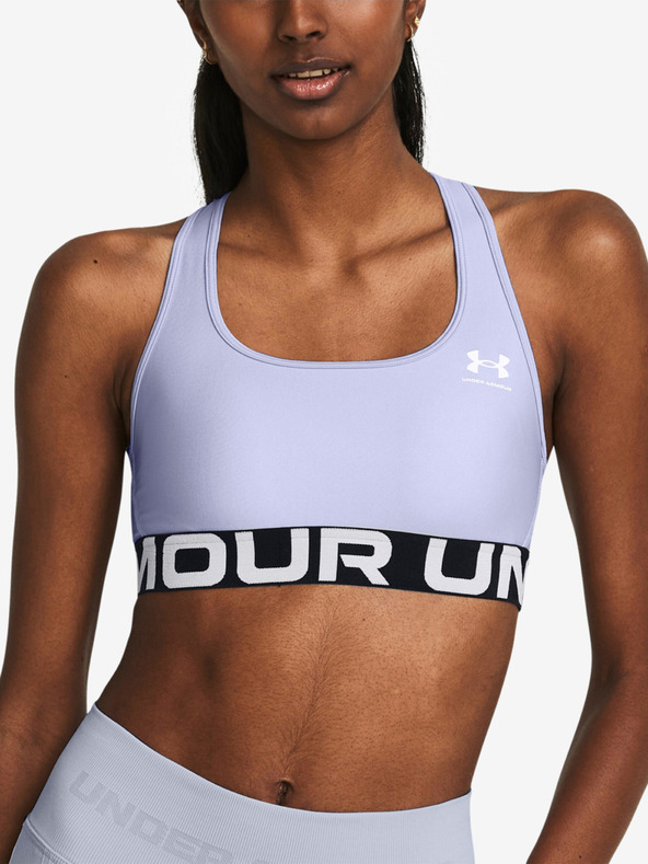 Under Armour UA HG Authentics Mid Branded Sutien Violet