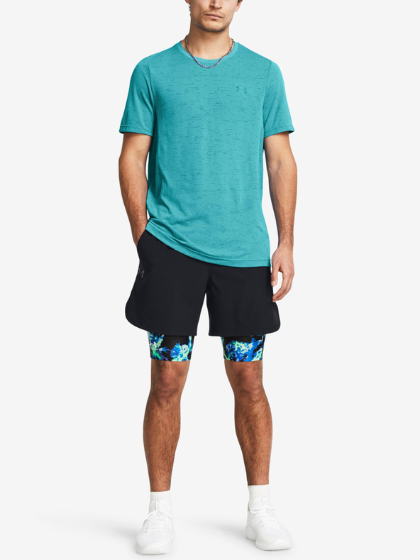 Under Armour UA HG Iso-Chill Prtd Lg Pantaloni scurți Verde