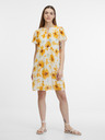 Orsay Rochie florală galbenă și bej pentru femei ORSAY