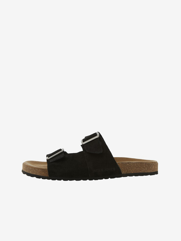 Jack & Jones Papuci de casă Jack & Jones Louis negri pentru bărbați