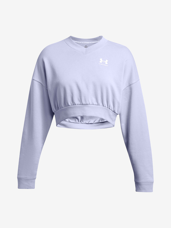 Under Armour Hanorac damă Under Armour UA Rival Terry OS Crop Crw
