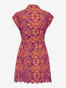 ONLY Rochie cămașă cu model portocaliu și violet pentru femei ONLY Lou