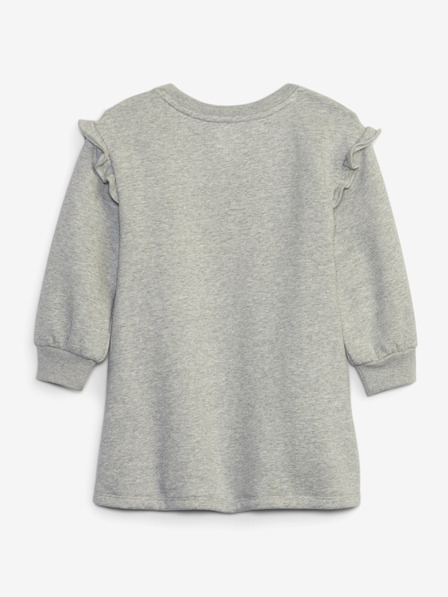 GAP Rochie copii cu glugă și logo GAP