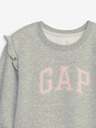 GAP Rochie copii cu glugă și logo GAP