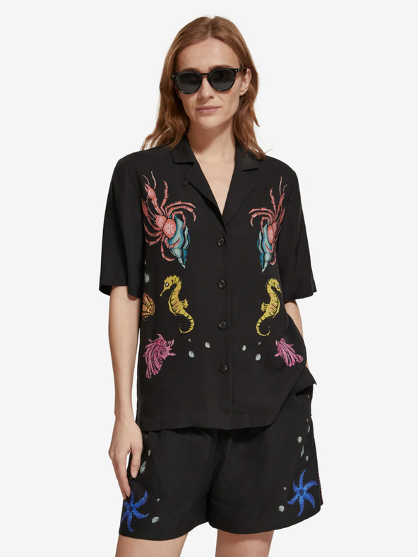 Scotch & Soda Cămașă Negru