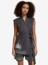 Scotch & Soda Vestă din in gri pentru femei Scotch & Soda